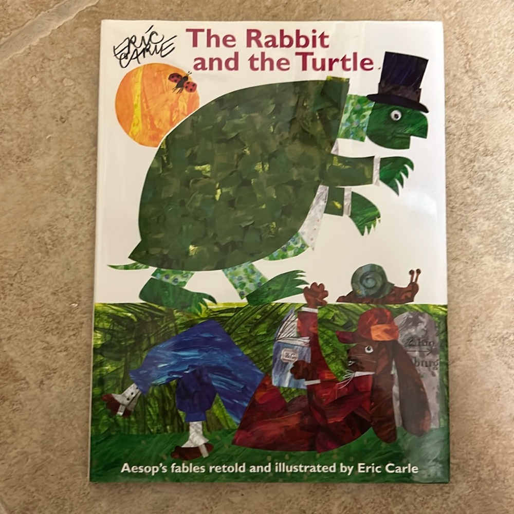 The Rabbit and the Turtle Book by Eric Carl
